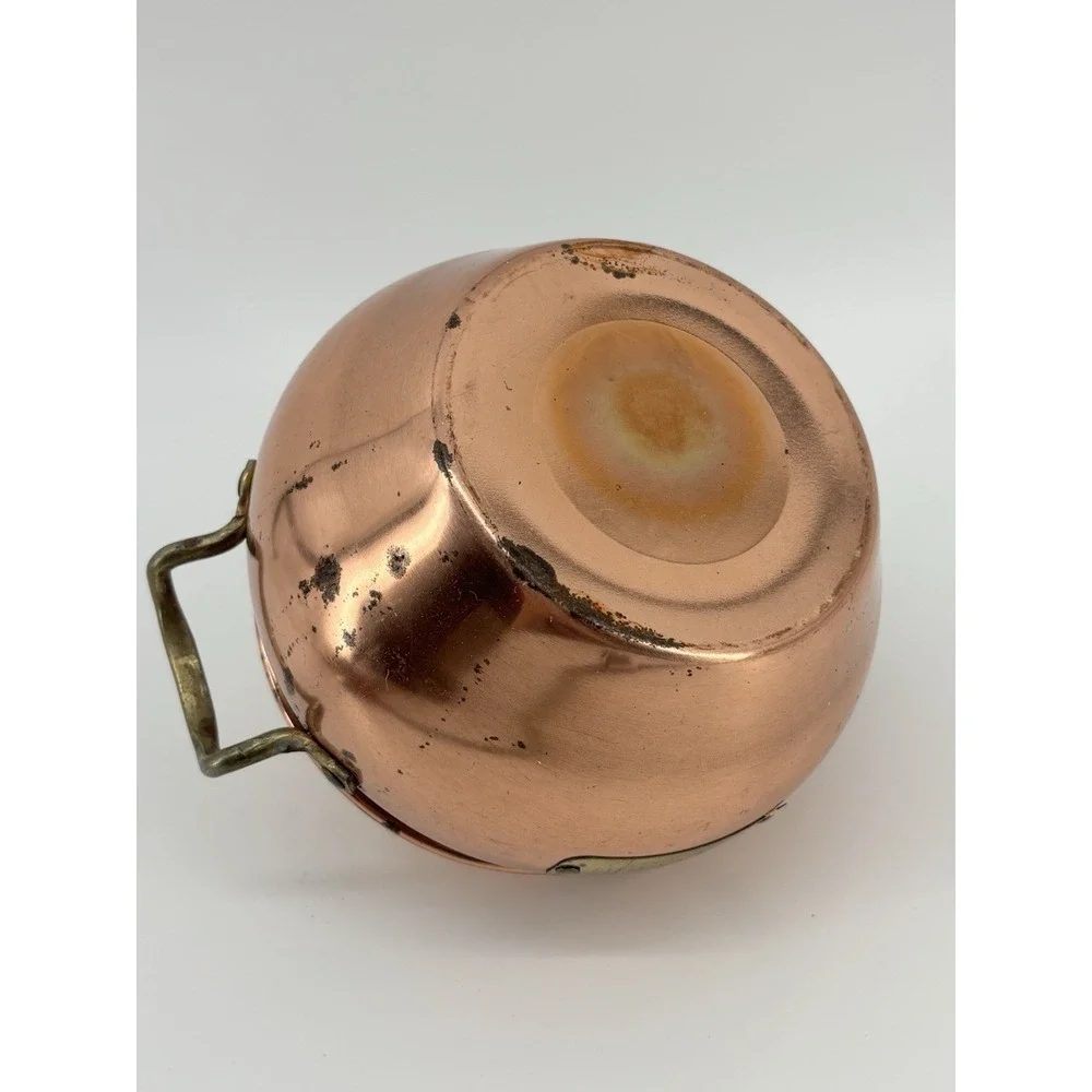 Vintage Copper Pot with Lid,‎ Potpourri Bowl